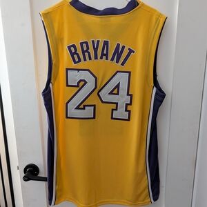 Yellow Basketball Jersey with Number 24